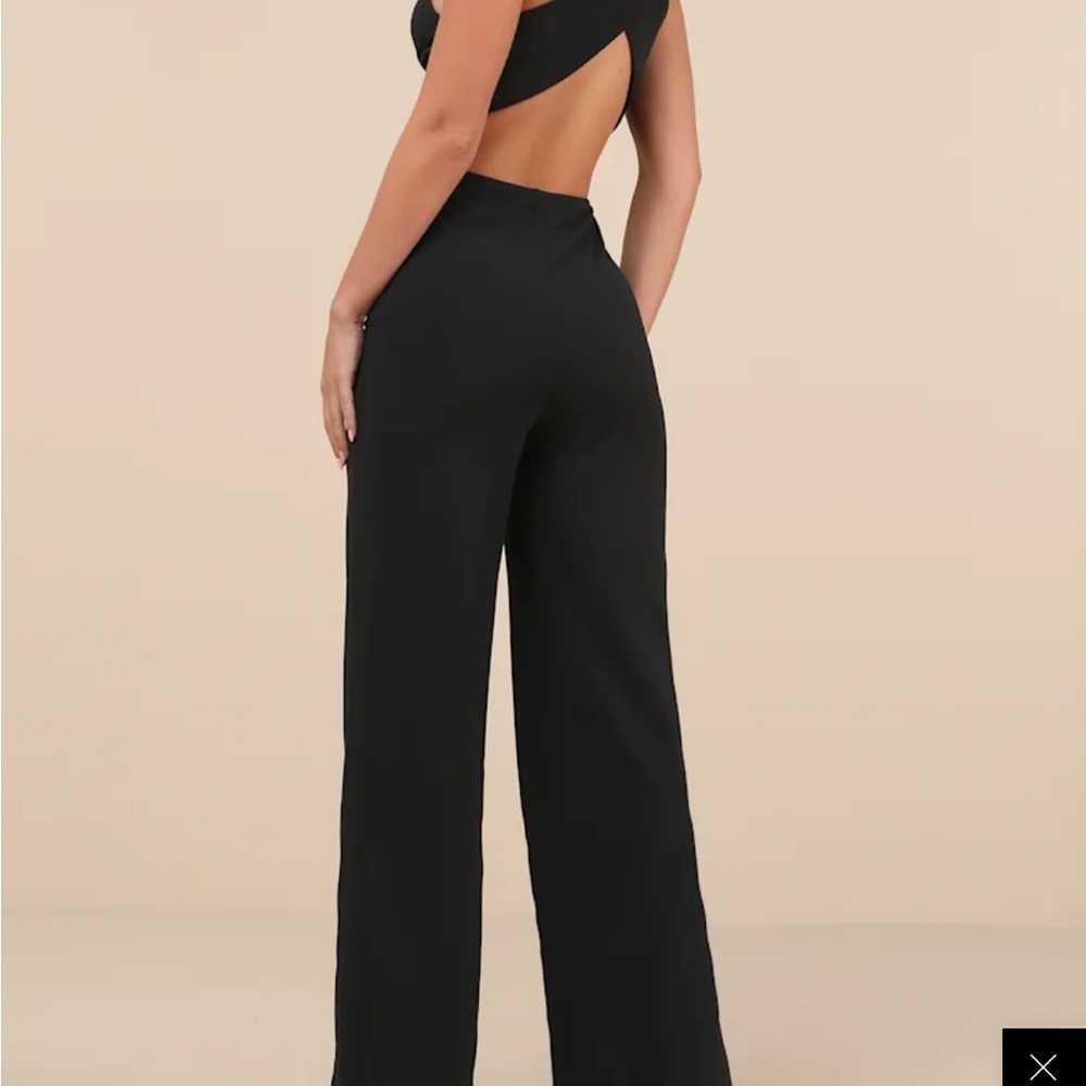 Lulu's Green Wide Leg High-Waisted Pants